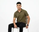 Waffle Knit Textured Polo